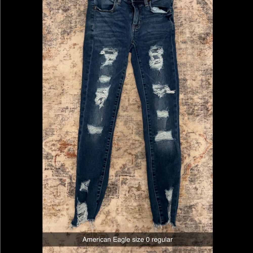American Eagle Outfitters Women's Blue Jeans
